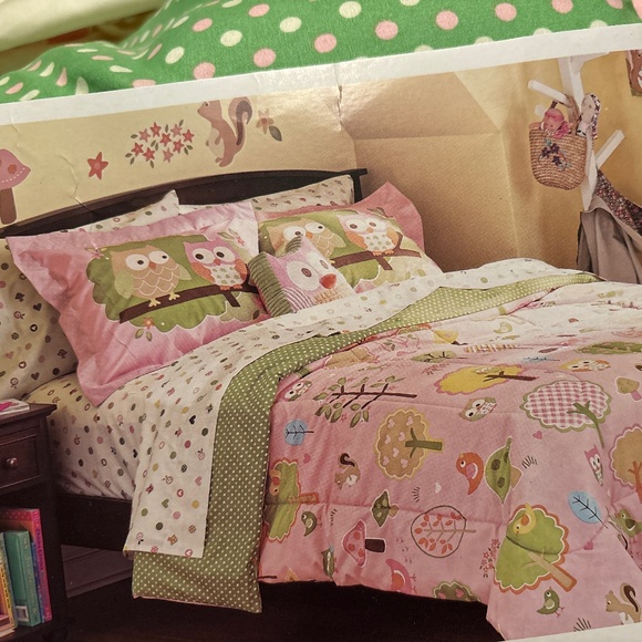 🌸 🦉 CIRCO Love n’ Nature 7 piece bed set (full/double) - Picture 1 of 8